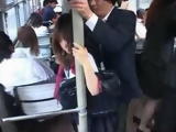 Teen Gets Groped and Fingered In japanese Bus By Old Pervert Stranger