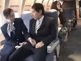 Japanese Flight Attendant Gives CFNM Tekoki Service In the Airplane HD | xvideosearch.com