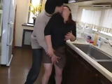 Busty Japanese Mom Groped In Kitchen By Her Stepson Hot Clip | xvideosearch.com