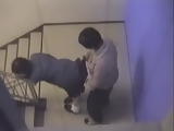 Japanese Schoolgirl Caught Fucking Her Classmate On A Stairway During Classes Free XXX |……