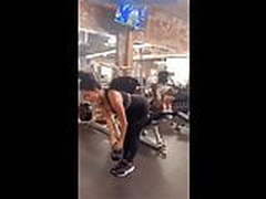 Nicole Scherzinger sexy workout in tight black outfit at gym Online | xvideosearch.com