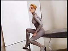 Jeri Ryan - 1997 photoshoot in silver catsuit for Star Trek Free XXX | xvideosearch.com