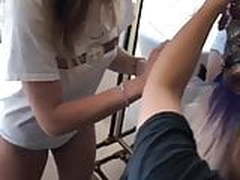 Bella Thorne in t-shirt and white panties HD | xvideosearch.com