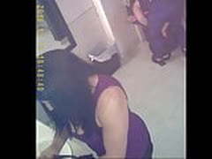 CINTHYA CHANGES CLOTHES IN THE BATHROOMS OF THE GYM Free XXX | xvideosearch.com