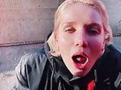 Babe Suck Cock Stranger and Cum in Mouth at the Lighthouse Hot Clip | xvideosearch.com