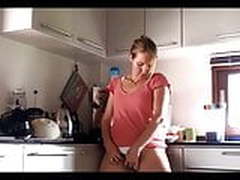 Stunning milf masturbating in kitchen HD | xvideosearch.com