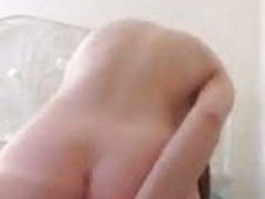 Welsh teen bating on bed 3