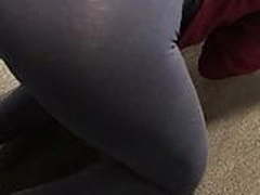 Juicy Dominican booty blue tights 