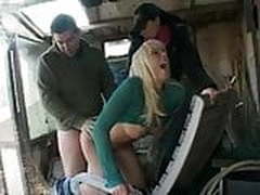 Blonde teen got in a shed by 2 men. Who is she Hot Clip | xvideosearch.com