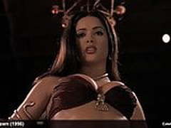 Busty Celebrity Salma Hayek hot striptease in tight bikini Hot Clip | xvideosearch.com