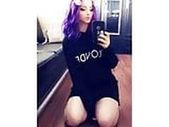 Dove Cameron with purple hair looking like a cartoon Full Video | xvideosearch.com