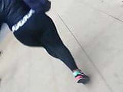 Sexy Ebony With Tight Spandex Booty Full Video | xvideosearch.com