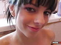 Kinky busty chick shows her shaved slit Full Video | xvideosearch.com