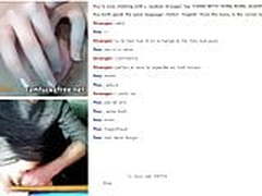 Hairy babe masturbating on sexcam