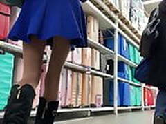 Skinny Lady in blue dress asss Free XXX | xvideosearch.com