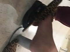 Candid brazilian girl dangling shoes Online | xvideosearch.com