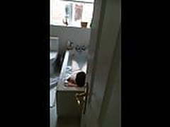 Curvy British housewife spied nude and in the bath Online | xvideosearch.com