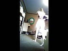 Girl does not wear briefs under the tights Online | xvideosearch.com