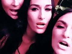 WWE - Sonya Deville, Nikki Bella, and Brie Bella selfie Hot Clip | xvideosearch.com