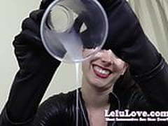 Catsuit femdom makes YOU eat your own cum CEI - Lelu Love Full Video | xvideosearch.com