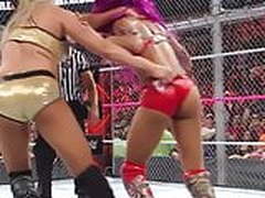 WWE - Sasha Banks gets thrown by Charlotte Flair Free XXX | xvideosearch.com