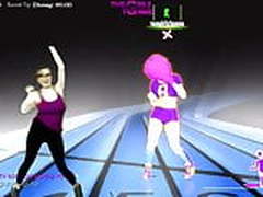 2girls1game dancing bouncing tits Hot Clip | xvideosearch.com