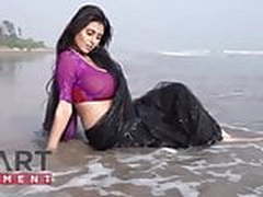 Saree Somudro Hot Edit Maria Black Saree Hot Clip | xvideosearch.com