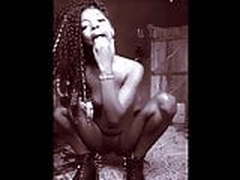 Kenyan Salome does the candle wax. Beautiful ebony teen. Full Video | xvideosearch.com