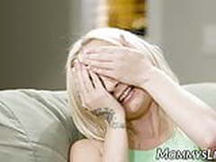 Young and inked lesbian has her pussy eaten by her stepmom HD | xvideosearch.com