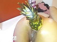 Fucking Her Ass With a Huge Pineapple Hot Clip | xvideosearch.com