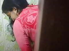 Mallu wife dress change when she is in the bathroom Full Video | xvideosearch.com