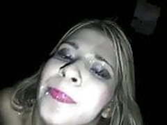 Horny amateur slut swallows load after load at gloryhole Hot Clip | xvideosearch.com