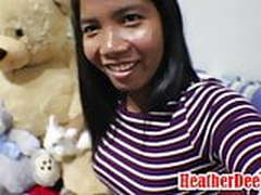 10 Weeks Pregnant Thai Teen Heather Deep gives blowjob HD | xvideosearch.com
