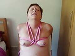 Mature slut Tied to a Chair and got to orgasm HD | xvideosearch.com