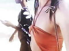 Candice Swanepoel walking on a beach Free XXX | xvideosearch.com