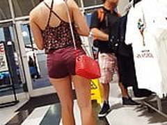 Candid voyeur brazilian teen tight shorts shopping mall HD | xvideosearch.com