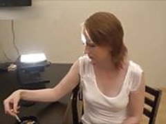 Ginger With Little Tits Wearing White Smoking Fetish Free XXX | xvideosearch.com