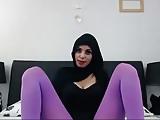 Hijabi model with cleavage and hot legs Online | xvideosearch.com