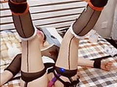 Tied up a slut and put a masturbation stick in the HD | xvideosearch.com