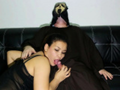 Smoking babe rides Ghostface before sucking him off Hot Clip | xvideosearch.com