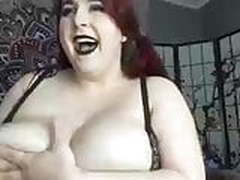 BBW bitch yapping while rubbing her big slippery tits Free XXX | xvideosearch.com