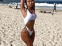 Draya Michele spinning on a beach Hot Clip | xvideosearch.com