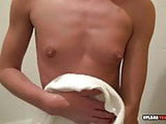 Magnificent brunette babe takes a sexy shower Full Video | xvideosearch.com