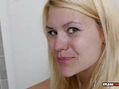 Blonde takes off her clothes and masturbates HD | xvideosearch.com