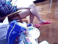 Hacked laptop camera. woman in underwear doing needlework Free XXX | xvideosearch.com