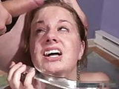 Dumb cunt enjoys bukkake with golden shower HD | xvideosearch.com