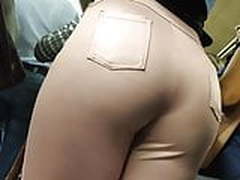 Hot milf strikes again in huge ass shiny pants candid Full Video | xvideosearch.com