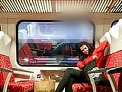 Shy teen watching dick in train, she liked it Online | xvideosearch.com