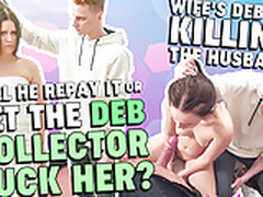 DEBT4k. Collector asked about his wife to fuck her ass Full Video | xvideosearch.com