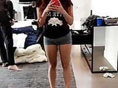 Ariel Winter mirror selfie in short jean shorts Full Video | xvideosearch.com